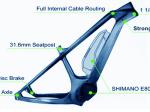 Full Carbon Downhill Bike Frame , 29 Inch Electric Custom Bike Frames