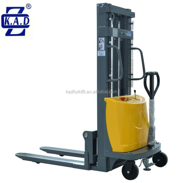 1.5 Ton 3m Electric Ride On Counterbalance Pallet Stacker Narrow Aisle Stacking Forklift