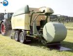 150 Gsm PP Woven Plastic Hay Bale Covers Moisture Proof For Wrapping Alfalfa Hay