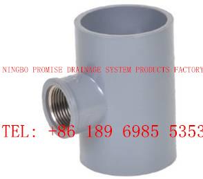 Wholesale Copper thread tee PVC-U UPVC Cement Type Fittings from china suppliers