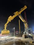 Long Reach Excavator Telescopic Dipper Arm And Boom For Construction PC360 30M