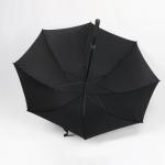 Logo Printed Windproof Golf Umbrellas With Fiberglass Frame Ribs And EVA Handle