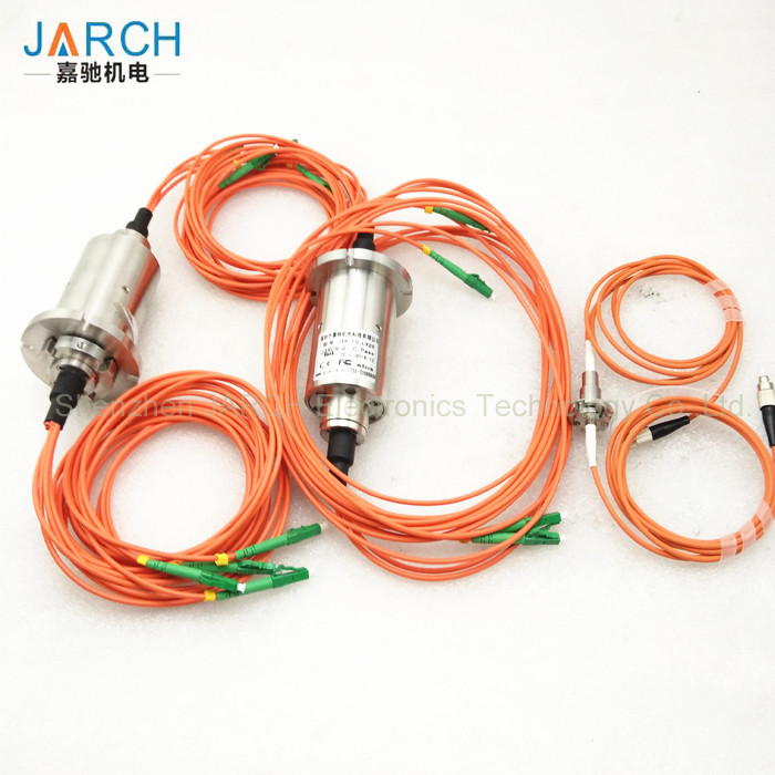 6 Channels Fiber Optical Rotary Joint slip ring FORJ for industry robot