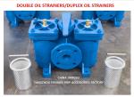 Duplex Strainer For Fuel Oil Pump Suction Filter Model AS16050-0.75/0.26 CB/T425