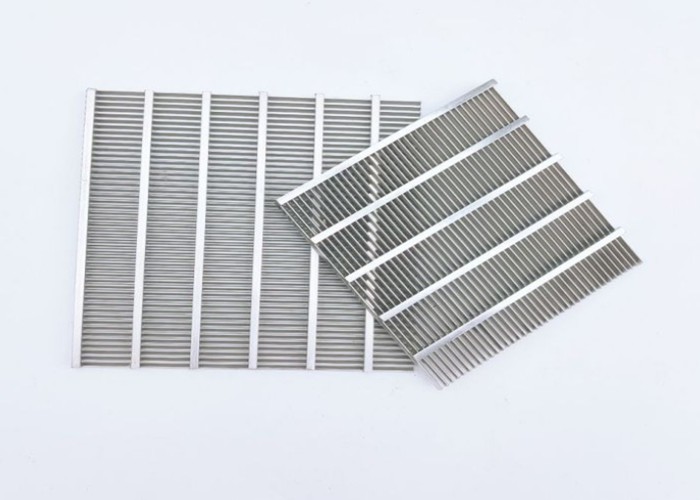 Water Well Drilling Sieving Wedge Wire Screen Panels Stainless Steel 304 316