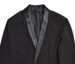 Fashion Mens Tuxedo Suit Blazer Jacket Banquet Black All Polyester Material
