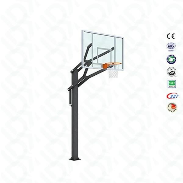 Height Adjustable Basketball Stand Free Standing Inground Basketball Hoop For