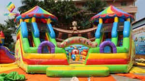Wholesale Inflatable Amusement Park For Kids Giant Activity / Commercial Bounce House Combos from china suppliers