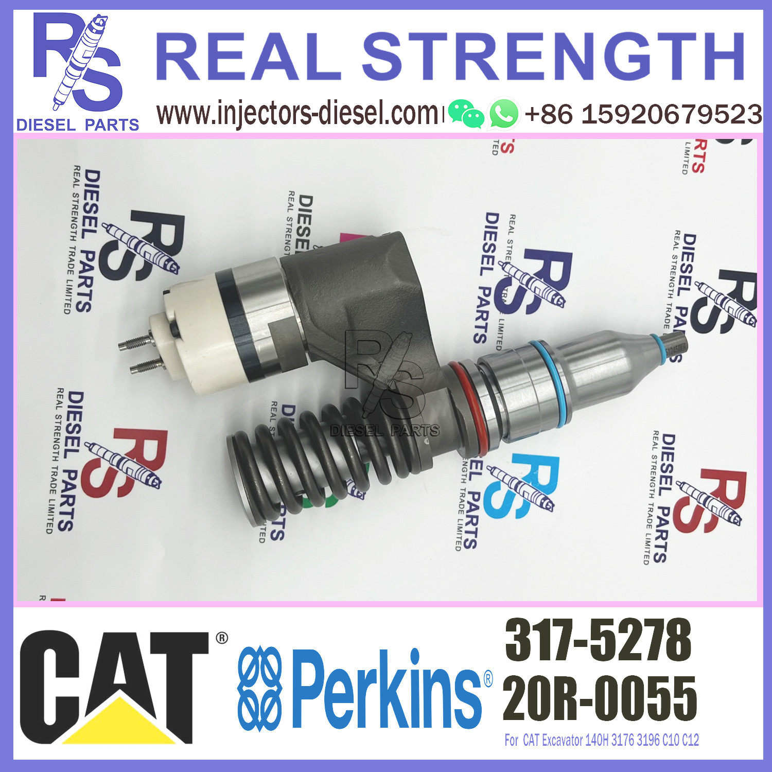 20R0055 Caterpillar C12 Injectors 20R-0055 3175278 317-5278 For 140H 3176 3196 C10
