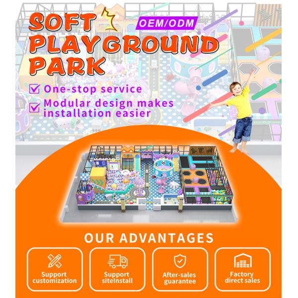 Customized New Design Soft Entertainment Park Indoor Playground for Pre-School Soft Playground
