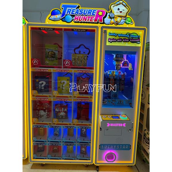 Playfun Coin Operated Family Entertainment Center Catching Treasure Hunter Arcade Game Machine Happy Blind Box Gift Machine