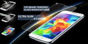 Wholesale Samsung tempered glass screen protector 0.33mm 9H hardness high transparency clear vision from china suppliers