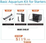 Glass 8 Gallon Small Saltwater Tank