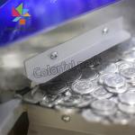 Casino Coin Pusher Arcade Machine Metal Base Color Customize For Game center