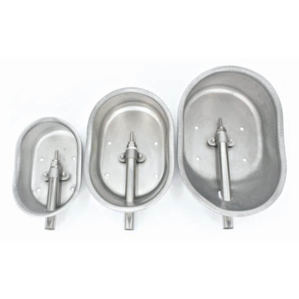Wholesale Round Rectangular SS304 Pig Hog Water Bowl 17cm 21cm Dia from china suppliers