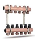 6100 Extruded Brass Water Distribution Manifolds With Concealed Supply Flowrate