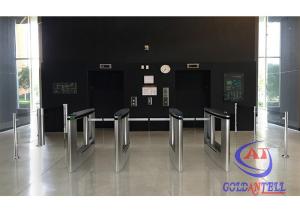 Wholesale Led LOGO Anti Climbing Swing Barrier Gate Double Channel With CE Certificated from china suppliers
