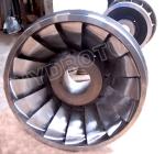 High Efficiency Stainless Steel Francis Turbine Runner with Water Head From 10m