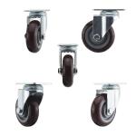 110kg Loaded 100mm Wheel Medium Duty Casters For Service Carts