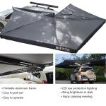 Waterproof Self Supporting 270 Degree Awning 270 Degree Wraptor Overland Awning