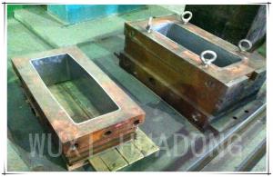 China Permanent Casting Machine Parts , 200kg Strip Graphite Casting Mold on sale