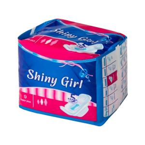 Wholesale Mint Shiny Girl Disposable Sanitary Napkins / Natural Ultra Maxi Pads 155mm from china suppliers