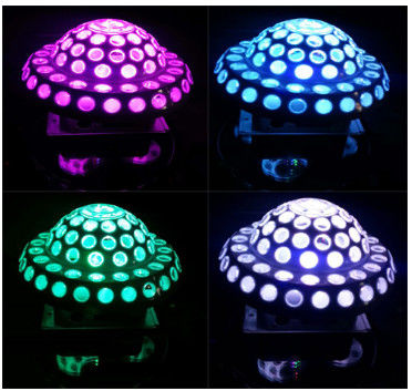 DMX512 Crystal Magic Ball Stage Light Dj Light Bar 6x3W 12CH 220x220mm