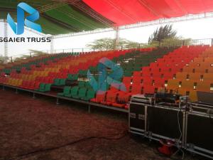 China Schools Sports Events Mounted Seating , Arena Stage Football Stadium Seating on sale