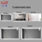 Modern Design Glass Mirror LED Wall Light for Smart Bathroom Living Room