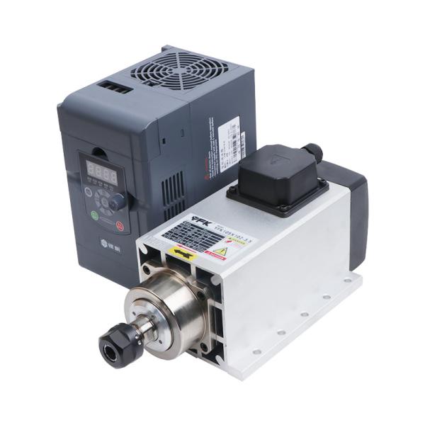 ER20 3.5KW Air Cooled Square Spindle Motor Inverter Kit For Cnc Milling Square