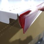 Supermarket Retail Plastic PVC Acrylic Price Tag Holder For Shelves