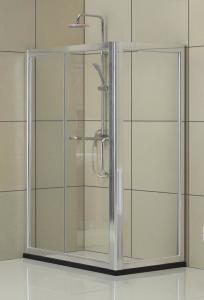 Wholesale Self - Cleaning Square Shower Enclosure Aluminum Alloy Matte Silver 6MM Tempered Glass from china suppliers