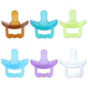 Wholesale Custom Logo Baby Sucking Pacifier For Nursing Babies Natural Oral Development from china suppliers