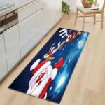 Christmas Long Strip Washable Kitchen Carpet For Sofa Area