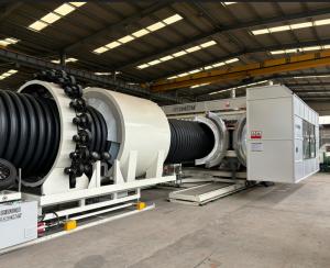 Wholesale OD2000 Double Layer Plastic Corrugated Pipe Manufacturing Process Making Machine from china suppliers