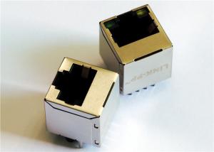 Wholesale LPJD0012DNL Vertical RJ45 Connector , Pin Compatible MJ303A-8000-21D from china suppliers