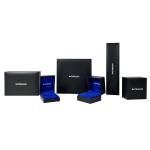 Navy Luxury Jewelry Packaging Boxes Two Shades Blue Medium Size Gift Boxes With
