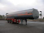 Steel Chemical Liquid Tank Truck Transport Cyclopentane With 3 Axles 46cbm