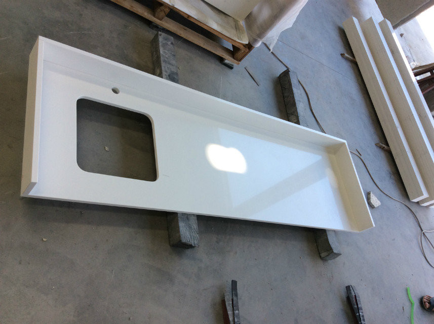 Artificial Stone Engineered Granite Countertops White Quartz Countertops Kitchen