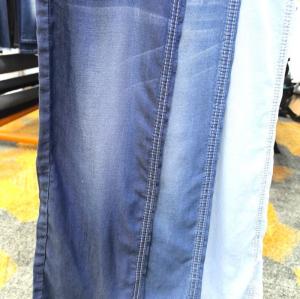 Wholesale Lycell Satin Dark Blue Light Weight Denim Fabric 4.5oz 180CM from china suppliers