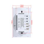 118Type 1118 1Gang Embedded Installation 300W Touch Light Switch US AU Brazil