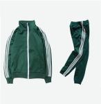 Dry Fitted Striped 100% Cotton Mens Sports Tracksuits High Street Style