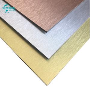 Wholesale Aluminum Composite Brushed ACP Corrosion Resistant Glossy Acp Sheets 2440mm from china suppliers