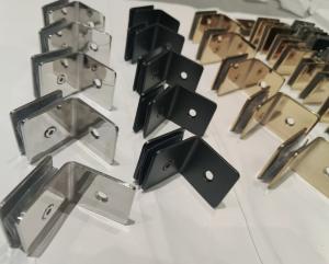 Wholesale SUS304 Shower Room Accessories Glass Fixed Shower Glass Clips Anti Collision from china suppliers
