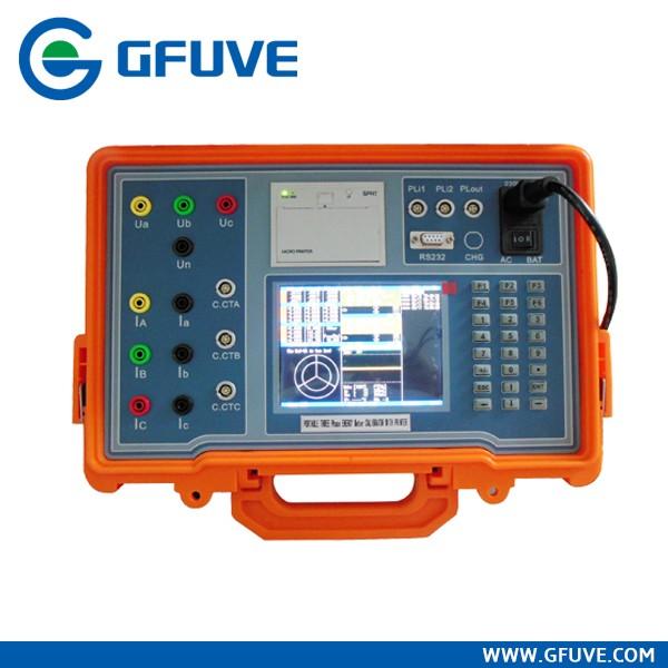 GF312B 120A 576V 0.02% Three Phase Portable Multifunction Energy Meter Test Device at work site