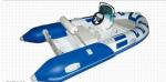 Blue Small Rib Boat 3.5m PVC Chemical Resistance With Sporty Wide Body Frame