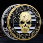 3D Zinc Alloy Silver Brass Copper Souvenir Challenge Coin Collection Coins 2mm 3