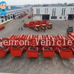 Wind Turbine Blades Transport Trailer Truck Special Design For Tower And