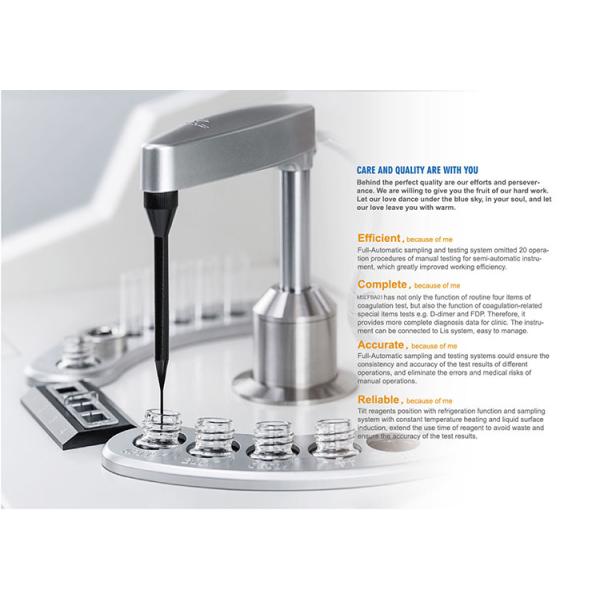 Portable Poct Automate Blood Analyzer Coagulation Analyzer Coagulometer For Clinic