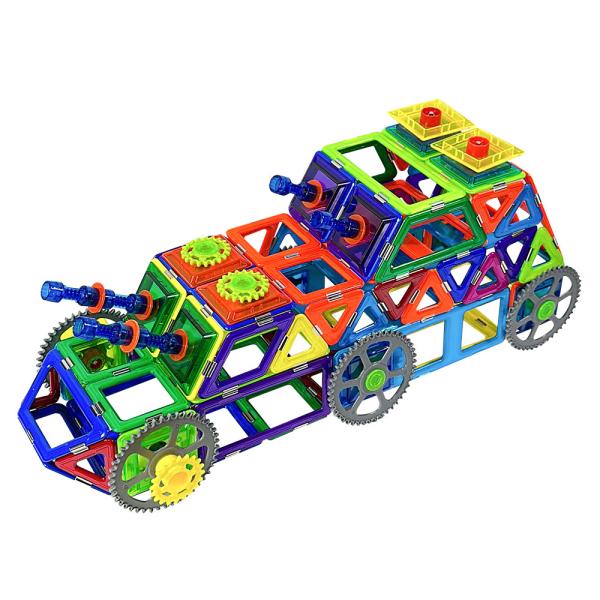 Customized Magnetic Teaching Tiles Toys Block Assembly 314pcs For Kindergarten